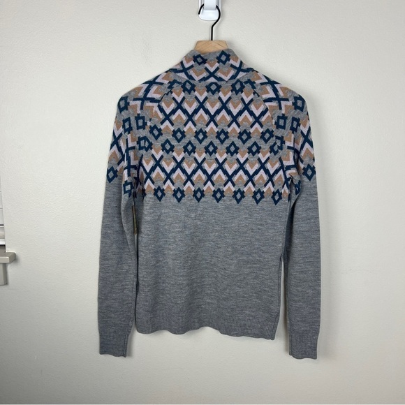 Title Nine Lift Quarter Zip Merino Wool Sweater - Picture 3 of 6